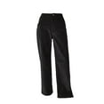 thumbnail image 3 of ibiyuan Corduroy Pants Women Wide Leg Corduroy Pants for Women Casual Work Pants Straight Leg Elastic Waist Solid Color Harem Pants with Pockets,Black, 3 of 6