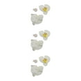 thumbnail image 3 of VONKY 50pack/lot Long-lasting Durability Silk Orchid Heads Elegant For Any Setting milky white 3Set, 3 of 6