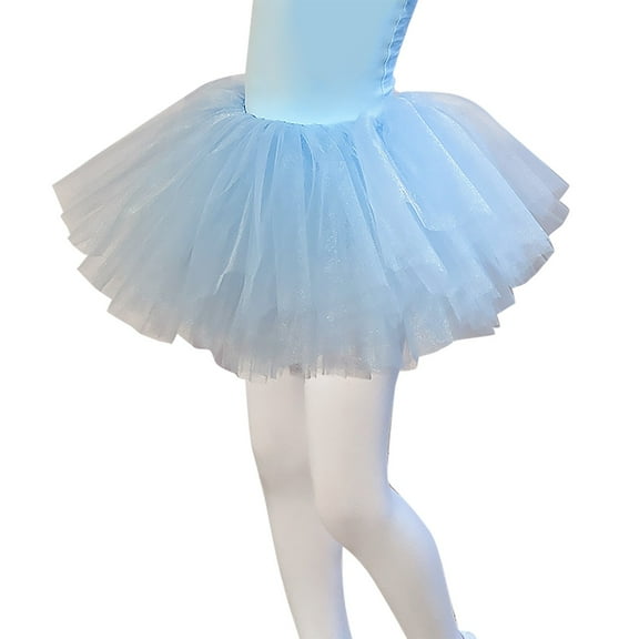 EnJoCho Twinkling Tulle Princess Skirt Puffy Princess Dress For Kids Childrens Holidays Skirt Tutu Skirt Dance Skirt Pompous Skirt Daily Skirt Kids' Ballet Tutu