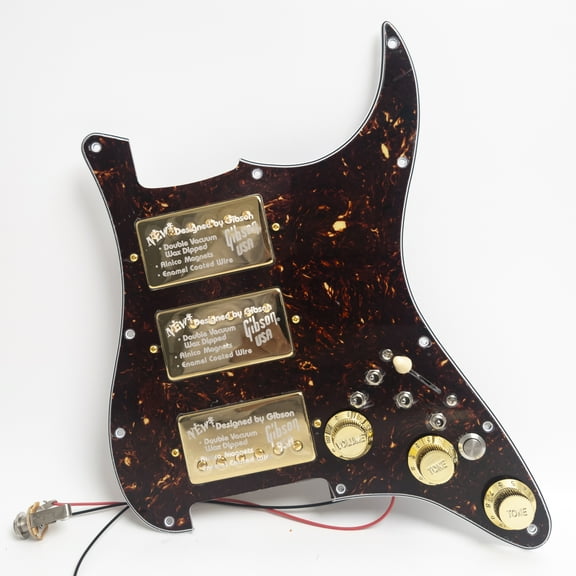 HHH Guitar Prewired Loaded Pickguard, With Alnico 5 Humbuckers Pickups, Coil Splitting, For Fender Strat Guitar