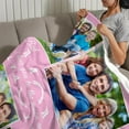 thumbnail image 4 of Mothers Day Blanket for Mom Grandma, Custom Blanket with Picture, Photo Collage Blankets Customized Blanket with Photos, Personalized Mother Day Birthday Gifts for Nana Grandpa Dad Friends Blankets, 4 of 5