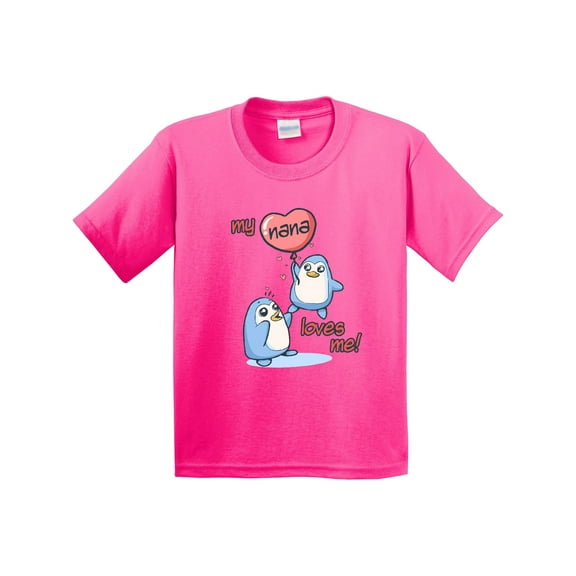 Inktastic My Nana Loves Me Youth T-Shirt