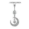 Belly Button Rings Dangle For Women Steel Navel Rings Body Piercing