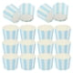 thumbnail image 5 of BRIGHTFUFU 50 piezas de rayas azules y blancas Copa de papel envoltorios para hornear taza de envasado para hornear tazas resistentes al calor, 5 of 7