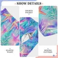 thumbnail image 6 of FORMRS Kids Pajama Pants with Pockets Size 13-14Y Boys Lounge Sleep Bottoms, Neon Starfish Pattern, 6 of 8