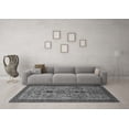 thumbnail image 3 of Ahgly Company Indoor Round Oriental Gray Industrial Area Rugs, 4' Round, 3 of 4