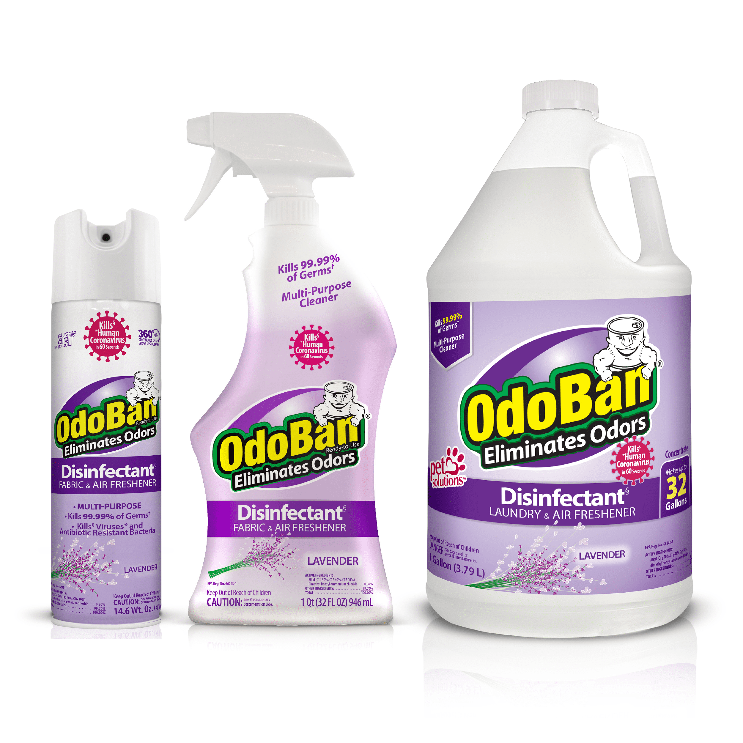 OdoBan Disinfectant and Harsh Aroma Eliminator Fabric/Air Freshener