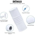 thumbnail image 3 of czcpp-Pool Pole Grip Handle Replacement R22054, 1-1/8-Inch White Vinyl Hand Grip, Telescopic Pole Hand Grip Replacement Pool and Spa Poles, 2 Pcs, 3 of 4