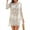 Beige, variant on WHIPPY Swimsuit Coverup for Women Summer Bathing Suit Swimwear Mesh Beach Dress Vacation Outfits