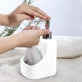thumbnail image 4 of Xihbxyly Botella de Repuesto para Baño, Diseño de Plástico Blanco, Sellado Hermético, Tamaño Compacto, Multiusos, para Jabón de Manos, Champú y Gel de Ducha, Ahorra Espacio, 18 X 9,5 X 9,5 Cm., 4 of 6
