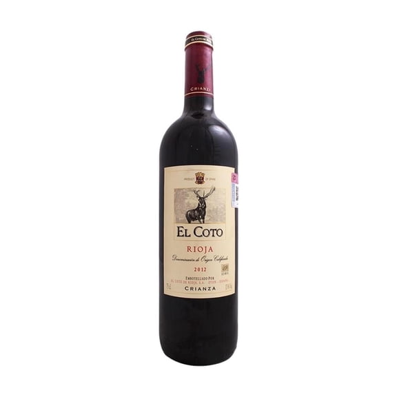Vino Tinto El Coto crianza rioja 750 ml