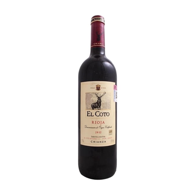 Vino Tinto El Coto crianza rioja 750 ml