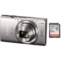 Canon PowerShot ELPH 360HS Digital Camera w/ Sandisk Ultra 16GB Memory Card
