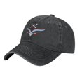 thumbnail image 3 of ZICANCN National Wind Pattern Casquette de Baseball Réglable Femmes, Chapeaux pour Hommes Adulte Lavé Coton Denim Baseball Caps Mode Noir, 3 of 6