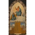 thumbnail image 2 of Faivre-Duffer 11x18 Gold Ornate Wood Frame and Double Matted Museum Art Print Titled - Saint Joseph at the Feet of Jesus Christ (1878), 2 of 4