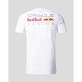 thumbnail image 2 of Oracle Red Bull Racing F1 Unisex Core White/Night Sky Blue T-Shirt Full Colour Logo, 2 of 4