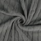 Coton Blanket Décoratif Cable Knitted Throw Doux Tricot Blanket – image 5 sur 10