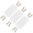 White, variant on NeverBreak Parts Igloo Cooler Replacement Hinges — 3 Pack White with 12 SS Screws, Fits 25–165 Qt