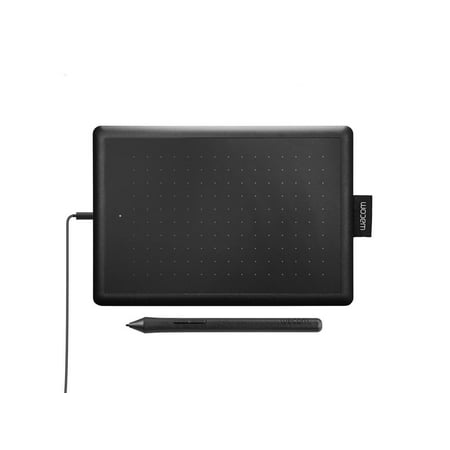 One by Wacom Student Drawing Tablet (small) – Works with Chromebook, Mac, PC - Black/Red