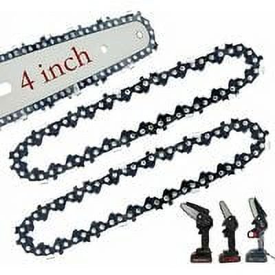 Paquete de 2 cadenas de repuesto para mini motosierras de 4 pulgadas