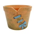 thumbnail image 1 of Maceta de flores de resina, contenedor de plantas, pieza central única, adorno, plantador de soporte de flores de decoración de jardín para balcón de, 1 of 7