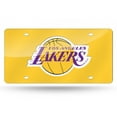 thumbnail image 1 of Los Angeles Lakers Yellow Laser License Plate, 1 of 2