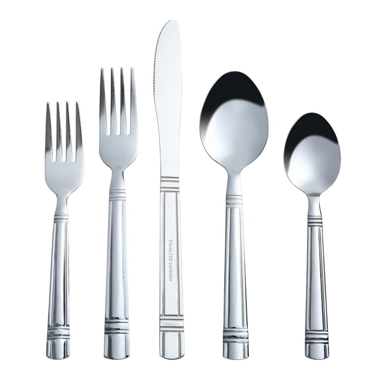 Mainstays Elena Stainless Steel 8-Compartment Kitchen Utensil