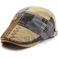 thumbnail image 2 of CoCopeaunts Newsboy Cap Beret Hats for Men Spring Autumn Winter Windproof Street Beret Hat Retro England Hat Peaked Painter Caps, 2 of 7