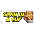 thumbnail image 1 of SignMission B-Corn In A Cup Bannière Maïs en Coupe 18 x 48 Po., 1 of 8