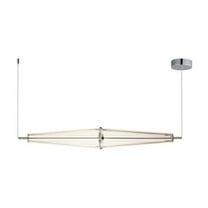 ET2 Lighting - Quasar - 6.6W 3 LED Linear Pendant-5.25 Inches Tall and 5.25