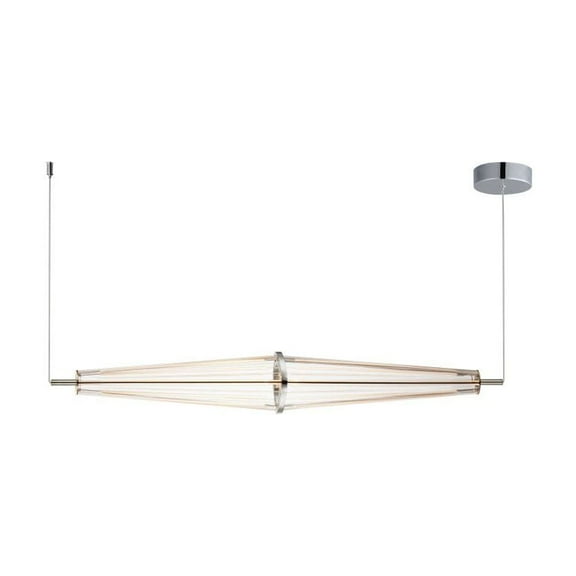 ET2 Lighting - Quasar - 6.6W 3 LED Linear Pendant-5.25 Inches Tall and 5.25
