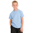 thumbnail image 1 of Hanes Boys Tagless 100% Cotton T-Shirt, Medium, LT Blue, 1 of 1