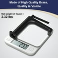 thumbnail image 6 of Modern Single-Hole Single-handle Bathroom Faucet with Drain Assembly, 6 of 9