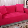 thumbnail image 4 of CUH Funda de sofá elástica en forma de L Loveseat Sillón reclinable de color sólido Funda de sofá lavable Protector de muebles para mascotas Asientos de 1/2/3/4 CUH  Color sólido, 4 of 10