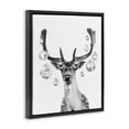 thumbnail image 3 of Stupell Industries Art Deco Disco Balls & Fawn Black Floating Frame Canvas Art, 25 x 31, by Victoria Barnes, 3 of 8