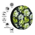 thumbnail image 2 of Kdxio Teal floral elegance for Tire Cover Wheel Protectors Tyre Covers Weatherproof Wheel Covers Universal Fit for Trailer Rv SUV Truck Camper Travel Trailers 15 inch, 2 of 5