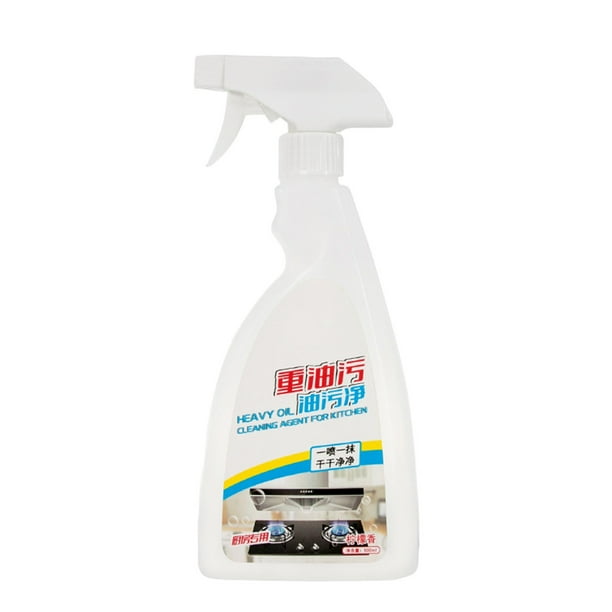 Xihbxyly Limpiador de Cocina, Espuma En Aerosol con Aroma a Plantas, Desengrasante para Estufas, Hornos, Fregaderos y Lavavajillas, Fácil de Quitar Manchas, Gran Capacidad de 500 Ml, Ideal para Cocin