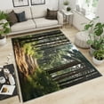 thumbnail image 2 of Forest Rugs for Bedroom - Trees Rug, Washable Rug, Nature Carpet for Living Room, Landscape Area Rugs, Forest Carpet, Scenery Home Decor & Gifts 4x6ft, 2 of 6