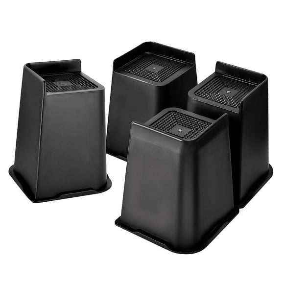 4Pcs 8inch Furniture Risers Bed Raising Blocks Accessories Couch Sofa Risers