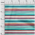 thumbnail image 2 of oneOone Cotton Jersey Turquoise Blue Fabric Abstracts Sewing Craft Projects Fabric Prints By Yard 58 Inch Wide, 2 of 6