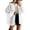 White, variant on Cmfcve Women's Oversized Chiffon Kimonos Long Sleeve Sheer Chiffon Cardigans Loose Beach Vacation Lightweight Cover Ups