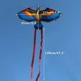 thumbnail image 2 of fastboy Unisex Children Cartoon Animal Kite Polyester Flying Kites with Handle Interactive Game Toys Presents Entertainment Blue 1Set, 2 of 6