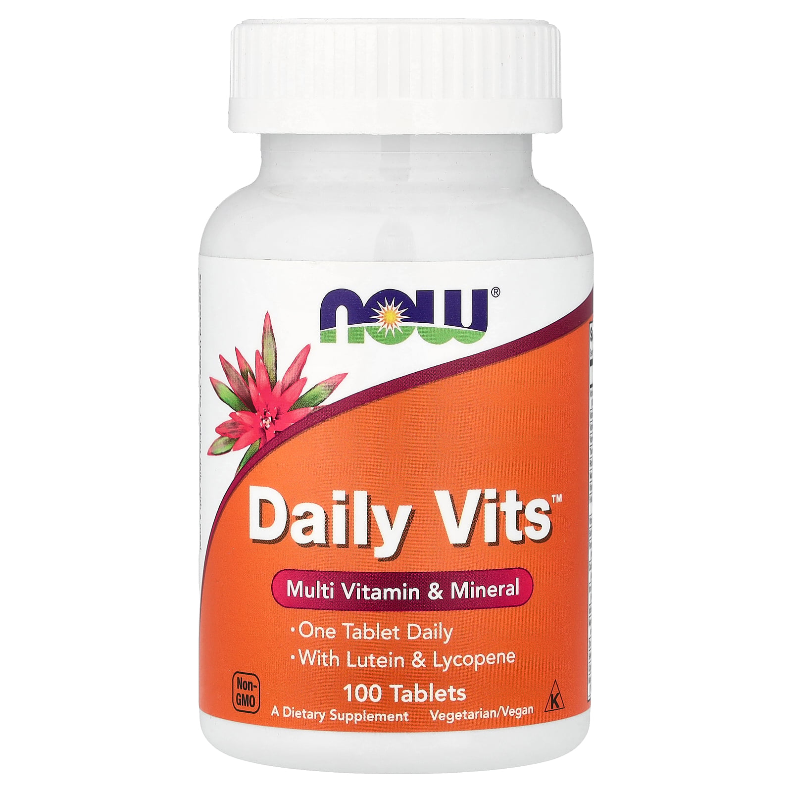NOW Foods Daily Vits, Multi Vitamin & Mineral, 100 Tablets