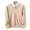 Gold, variant on Men's V Neck Long Sleeve Pullover Wool Loose Casual Sweater Thickened Knitted Sweater