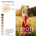 thumbnail image 4 of NEATS Adhesive Silicone Round Nipple Covers - 1 pair (Pearl) - S/M, 4 of 5