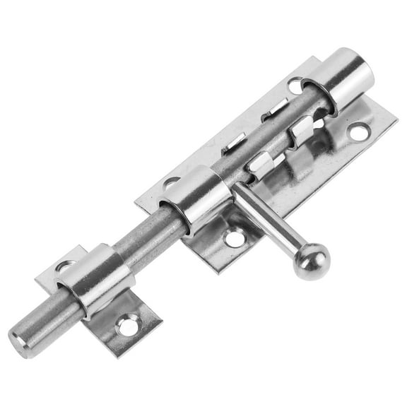 WHAMVOX Slide Latch Door Lock Bolt for Home Security Break Resistance 4.76X2.16X0.83in 1Set