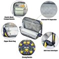 thumbnail image 4 of Standing Pencil Case with Base Large Capacity Stationery Pouch Pen Bag with Zipper for Women Men Lemon Pattern, 4 of 7