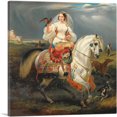 thumbnail image 1 of ARTCANVAS Algerian Hunter With a Falcon 1840 Canvas Art Print by Horace Vernet - Size: 18" x 18" (0.75" Deep), 1 of 9