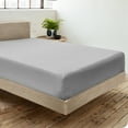 thumbnail image 2 of Bare Home 100% Organic Cotton Fitted Sheet - Percale Weave, 2 of 5