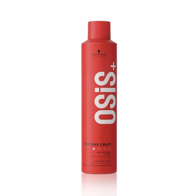 Schwarzkopf Professional OSIS - Texture Craft Spray Texturizante en Seco 300 ml, Ideal para Cabellos Largos, Fijación Ligera y Movimiento Fluido, Aporta Volumen, Textura Seca, Aspeco y Bril
